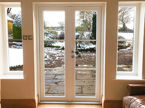Kastrup Triple-Glazed Doors in traditional 'French Windows' style